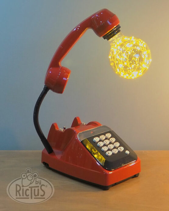 Lampe téléphone rosso – Image 3